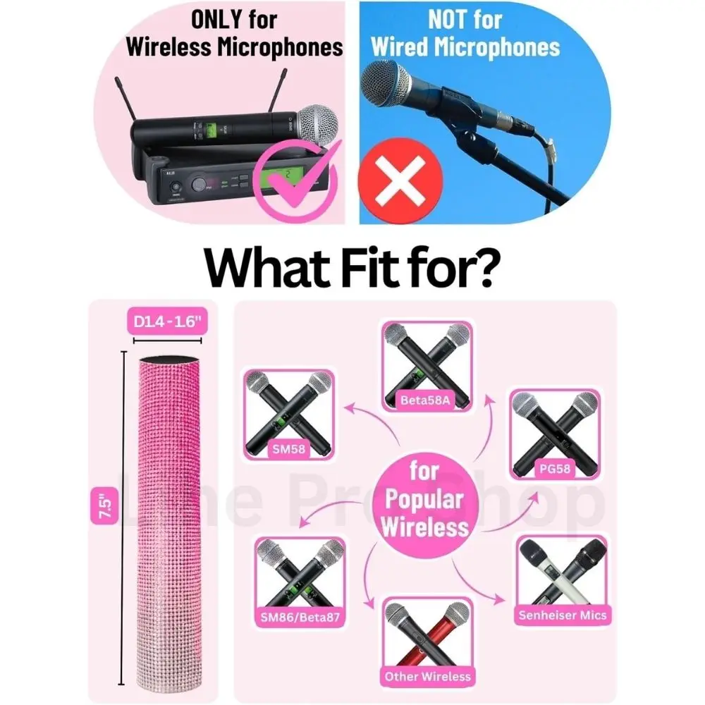 Gradient Rhinstone Wireless Mi - Shure Mic Mv7 评论和价格